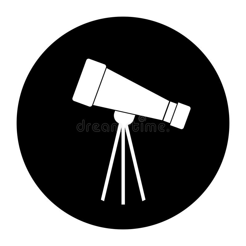 Binoculars logo icon vector royalty free illustration
