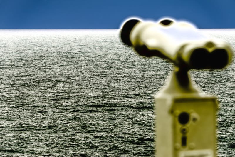Binoculars, Watching the Skyline IV Stock Image Image of observatory