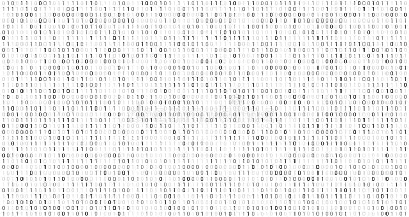 Binär matriskod Datordataström, digitala säkerhetskoder och grå kodifiera bakgrund för informationsabstrakt begreppvektor vektor illustrationer