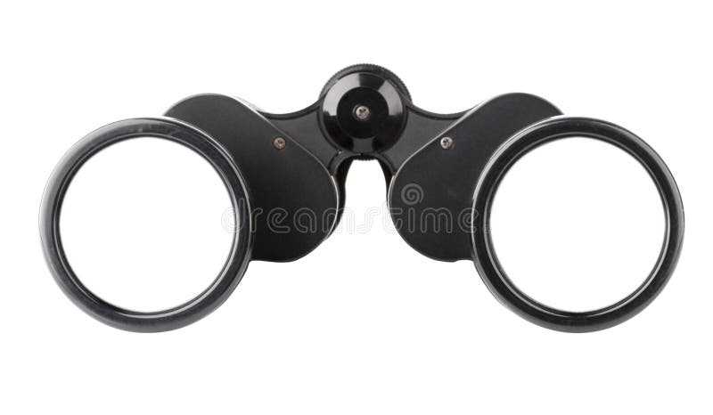 Binóculos isolados imagem de stock Binóculos isolados imagem de stock