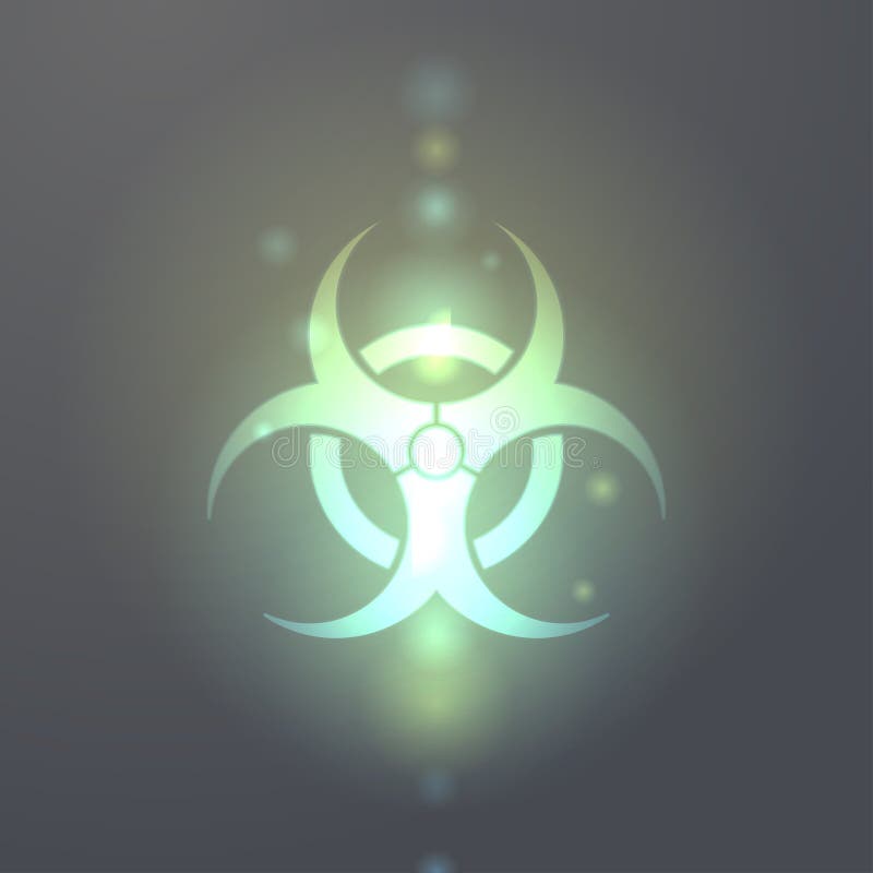 Bio-hazard symbol icon royalty free illustration Bio-hazard symbol icon royalty free illustration