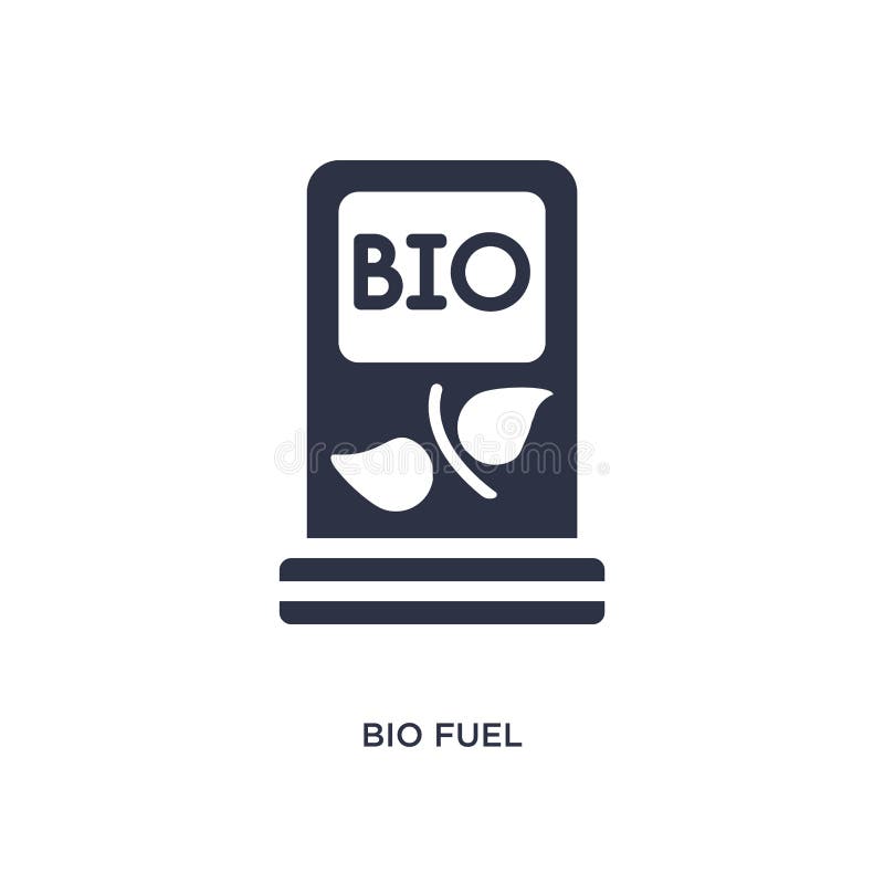 bio icono del combustible en el fondo blanco Ejemplo simple del elemento del concepto de la ecología ilustración del vector bio icono del combustible en el fondo blanco Ejemplo simple del elemento del concepto de la ecología ilustración del vector