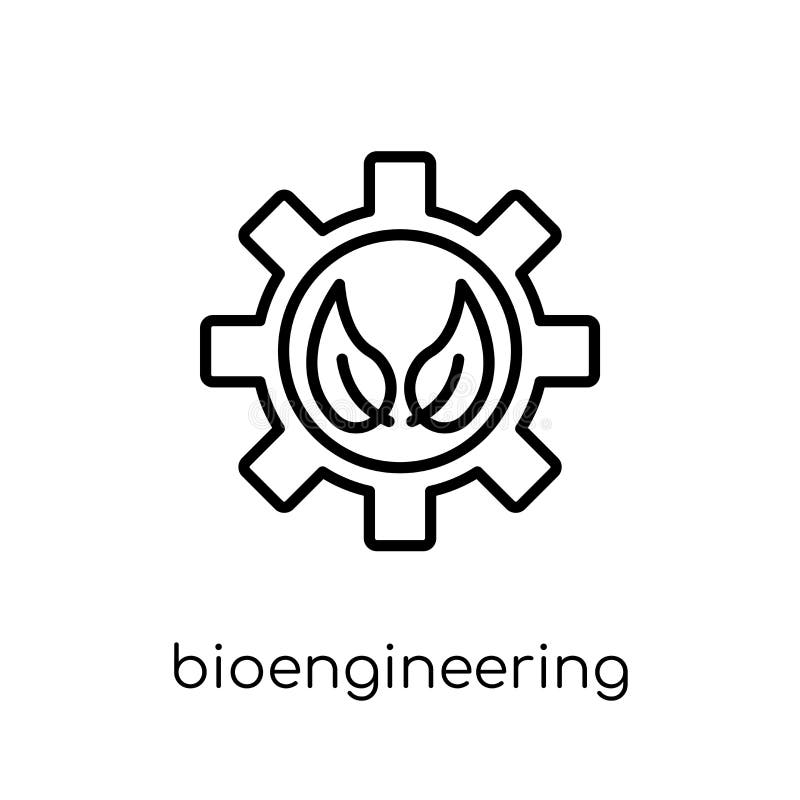 Bioengineering Icon. Trendy Flat Vector Bioengineering Icon On W Stock ...