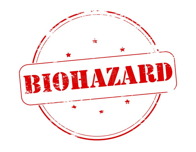 Biohazard stock illustration. Illustration of sign, word - 92070241