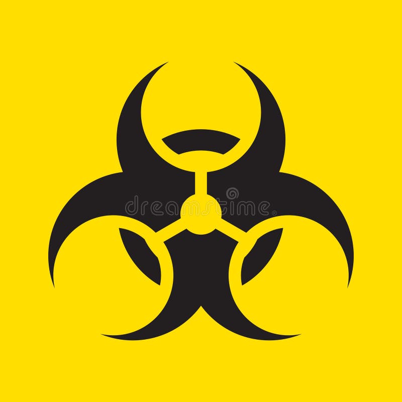 Biohazard symbol stock vector. Illustration of biohazard 206993124