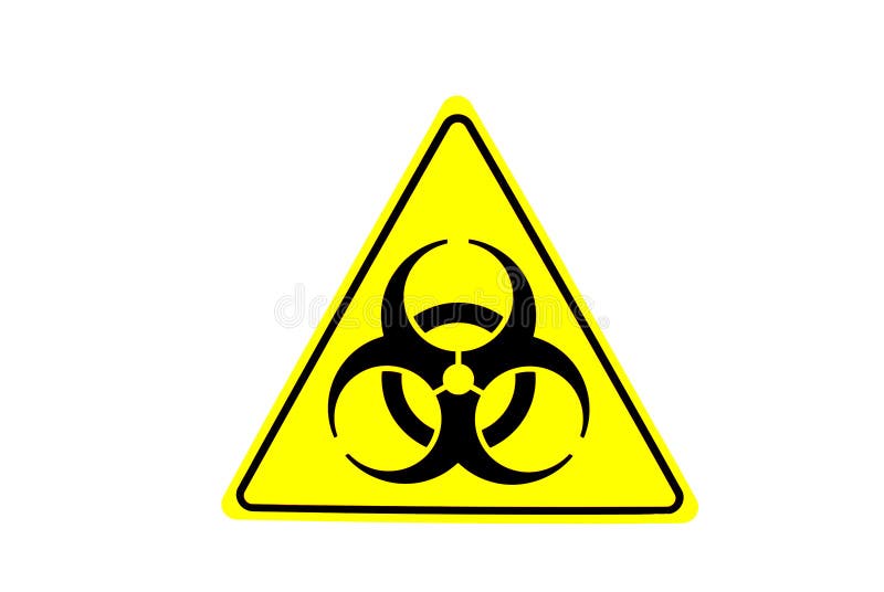 Biological hazard warning sign