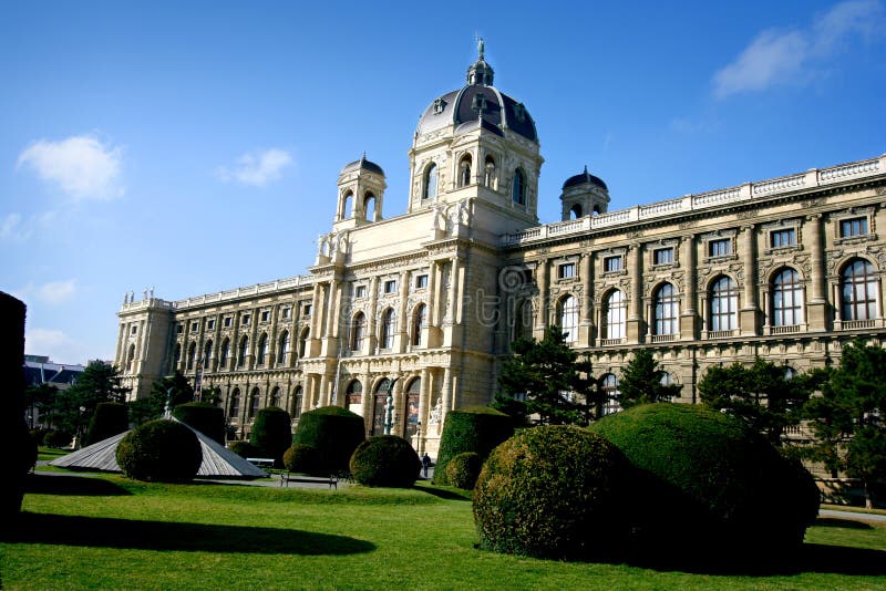Natuurhistorisch Museum Wenen, Oostenrijk stock afbeelding