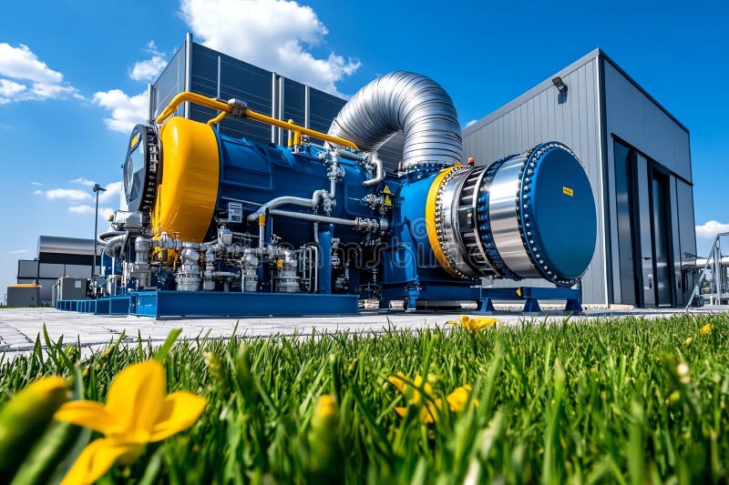 Biomass output optimization is depicted in a minimalist design focusing on the streamlined process of biomass conversion for stock illustration