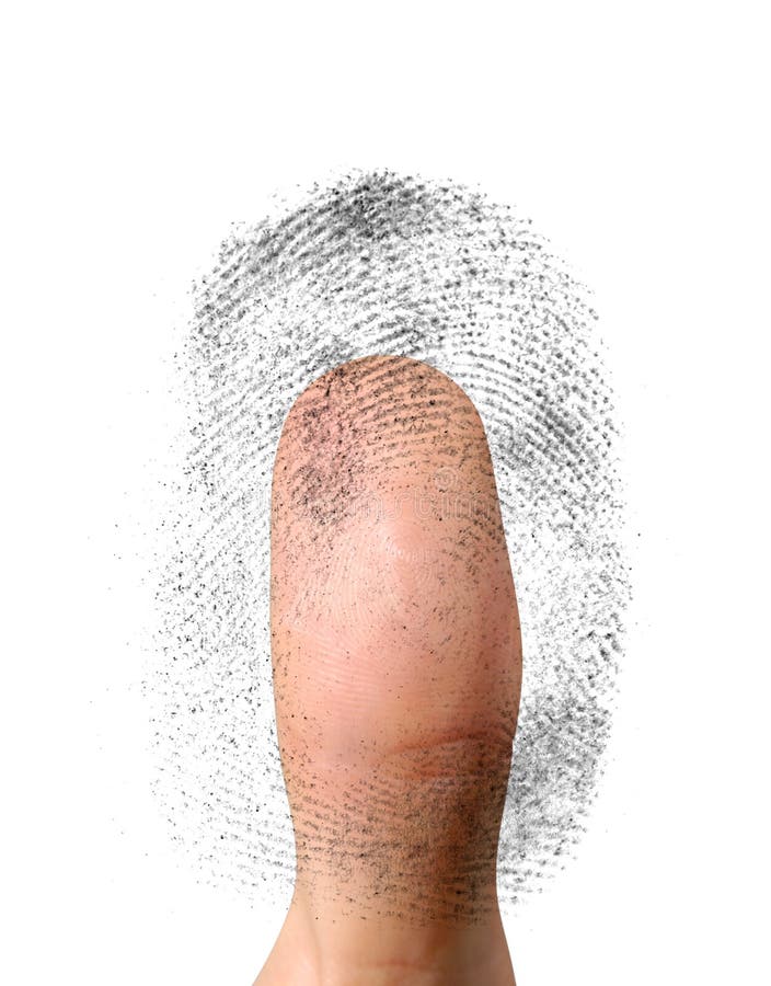 Biometric Identification royalty free illustration