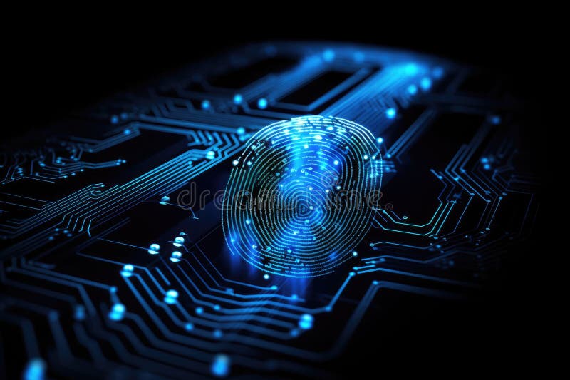 Biometric Identification Fingerprint Scanning the System of Fingerprint ... Circuit Diagram