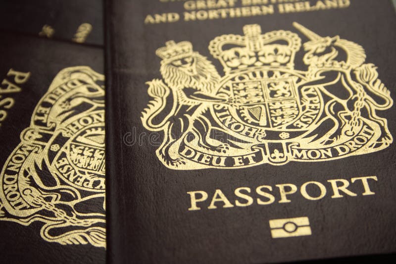 Biometric Passports1 royalty free stock photography Biometric Passports1 royalty free stock photography