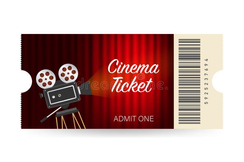 Bioscoopkaartjes geïsoleerd op witte achtergrond Realistische vooraanzicht Filmbanner Cinema Movie Tickets Set Vectorbestand vector illustratie Bioscoopkaartjes geïsoleerd op witte achtergrond Realistische vooraanzicht Filmbanner Cinema Movie Tickets Set Vectorbestand vector illustratie
