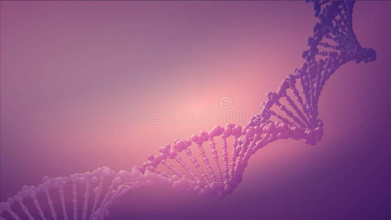 Biotechnologie abstracte banner DNA-illustratie Medische achtergrond