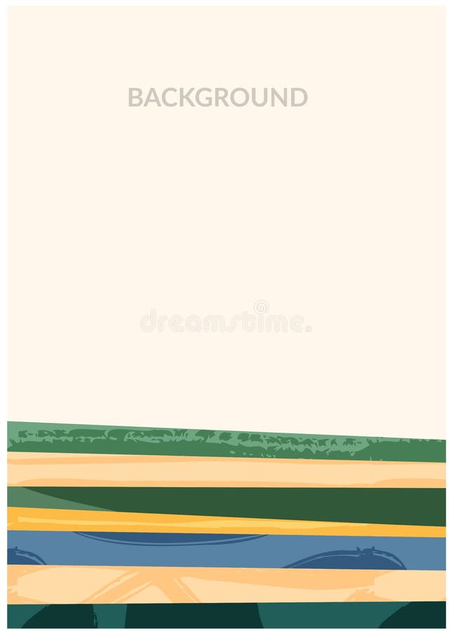 Bipacksedel för grön abstrakt jordbruksfält. grupppresentation av agrokortsmall. lodrät a4-layout med natur stock illustrationer