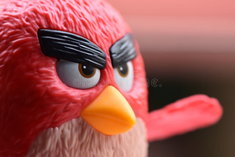Angry Birds Red Toy. Animal, Adorable Editorial Stock Photo - Image of  adorable, funny: 134598543