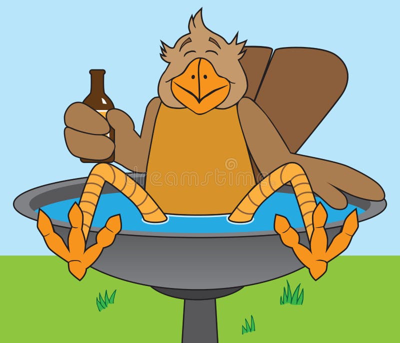 Bathing Bird Stock Illustrations 1,389 Bathing Bird Stock