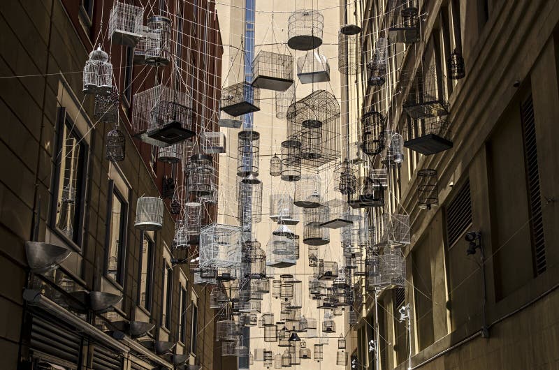 Bird cage alley stock photo. Image of birdcage, cage 71499540