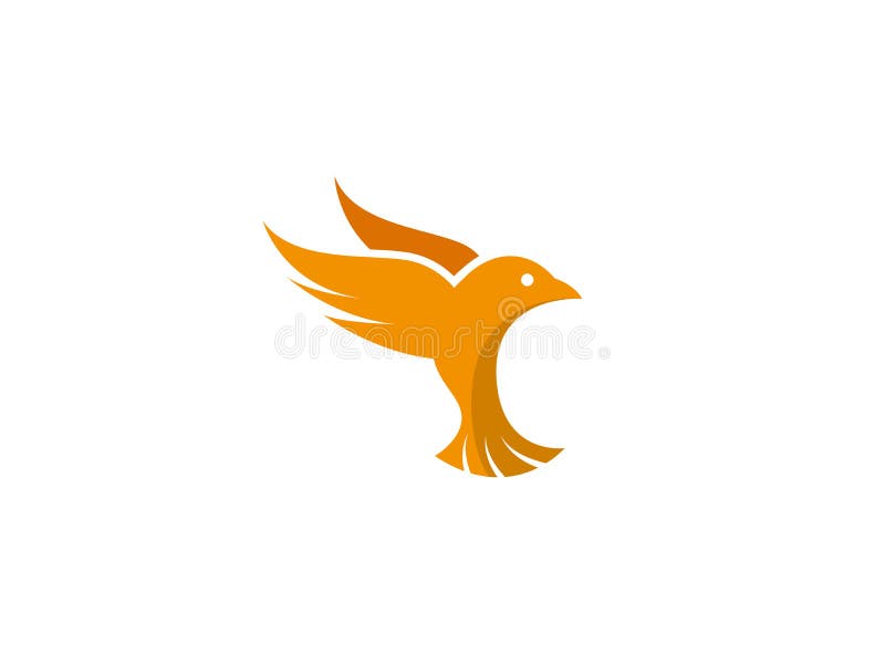 Bird dove open wings and fly for logo esign illustration vector illustration Bird dove open wings and fly for logo esign illustration vector illustration