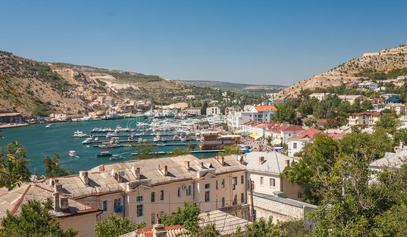 Bird-eye view of Balaklava bay