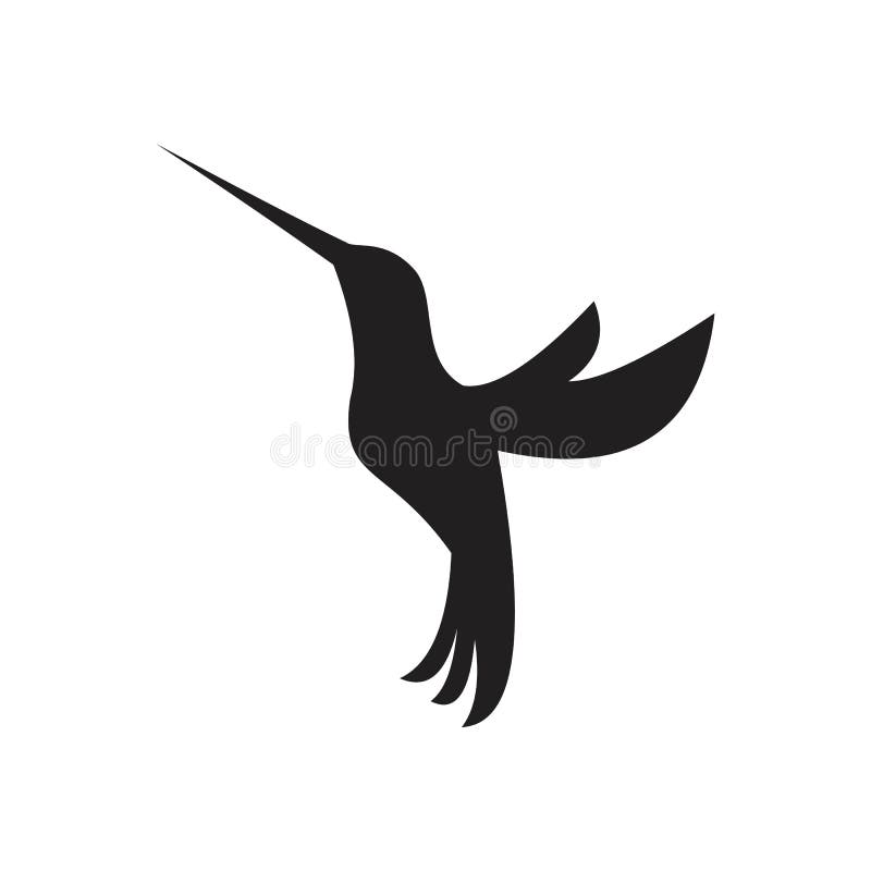Bird or Herons Flying Icon Template Black Color Editable. Bird or ...