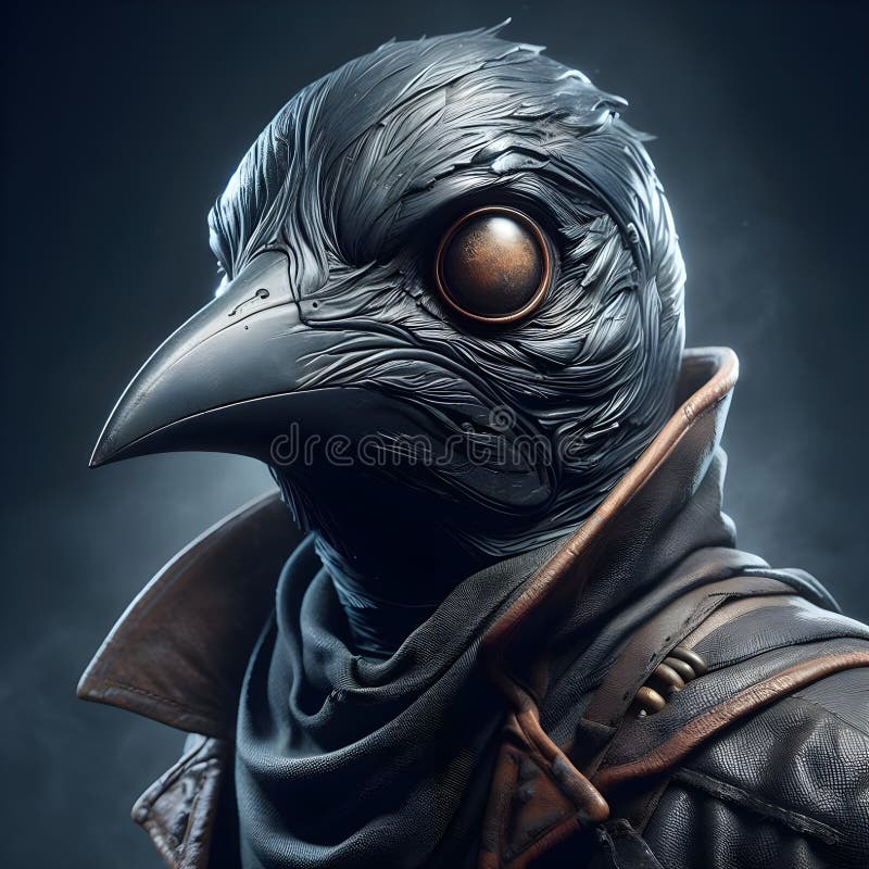 Birdman, unreal engine render, 8k stock illustration