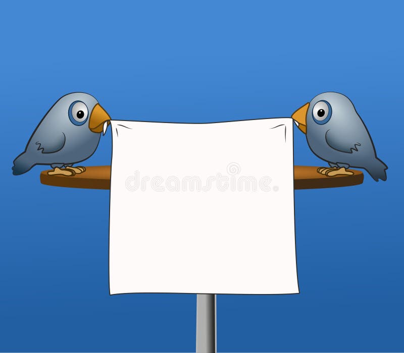 Birds with poster