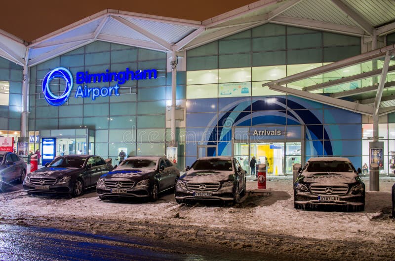 Birmingham airport building in Birmingham, United Kingdom stock image Birmingham airport building in Birmingham, United Kingdom stock image