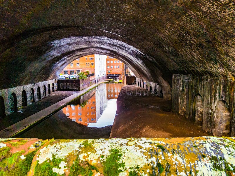 Birmingham Canal stock photo. Image of birmingham, underbridge - 108397366