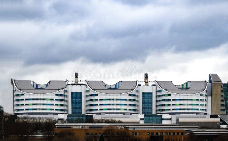 Birmingham City Center Hospital royaltyfria bilder Birmingham City Center Hospital royaltyfria bilder