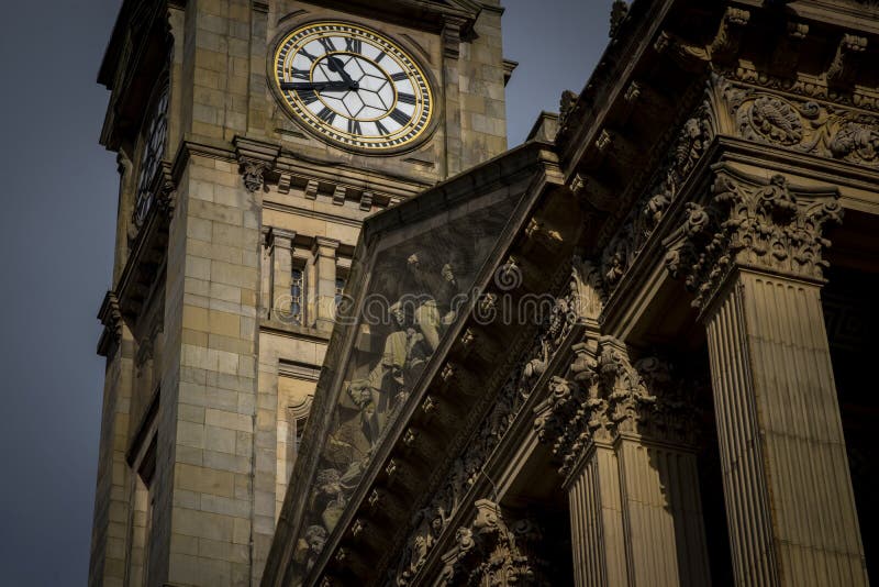 Birmingham clock tower stock photo. Image of landmark 242356216