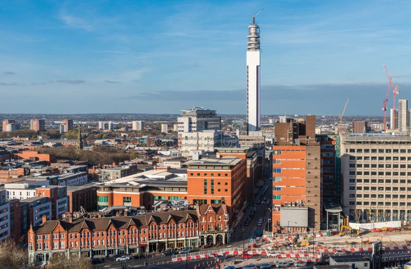 Birmingham, West Midlands, Britse horizon stock foto's Birmingham, West Midlands, Britse horizon stock foto's