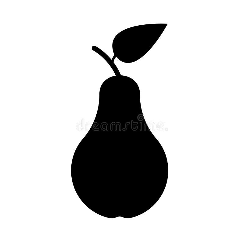 Birnen-Ikonen-Vektor lizenzfreie abbildung Birnen-Ikonen-Vektor lizenzfreie abbildung