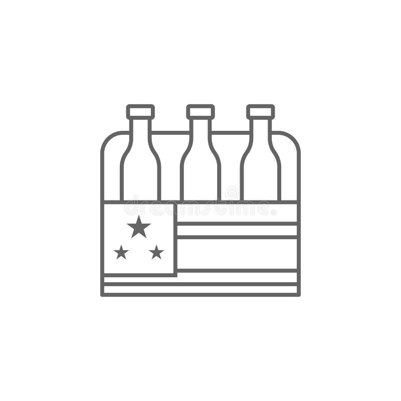 Birra U.S.A. icona del profilo del 4 luglio I segni ed i simboli possono essere usati per il web, logo, app mobile, UI, UX royalty illustrazione gratis Birra U.S.A. icona del profilo del 4 luglio I segni ed i simboli possono essere usati per il web, logo, app mobile, UI, UX royalty illustrazione gratis