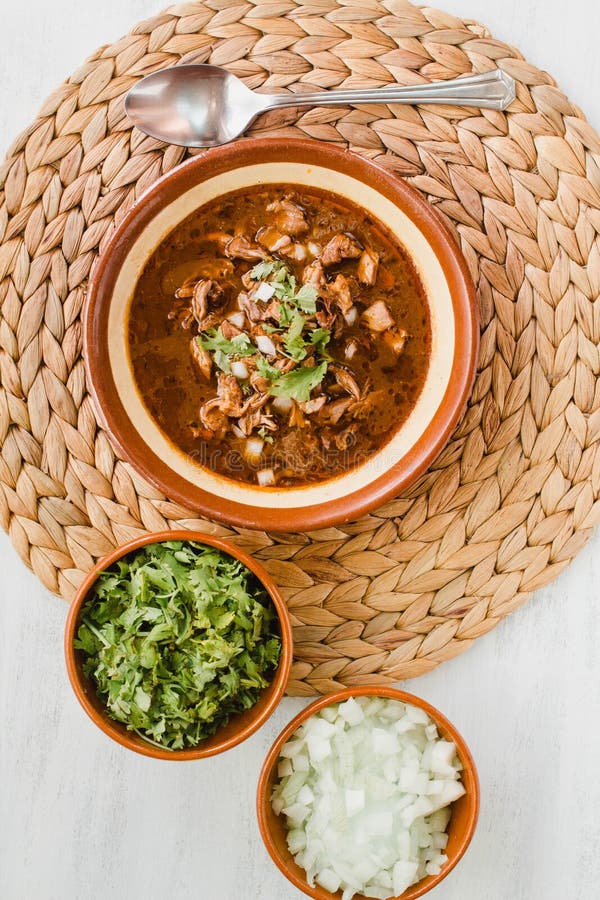 Birria De Res Vertical Image. Mexican Food Stew Made with Beef ...