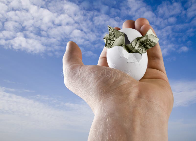 Birth of Money Bird stock image Birth of Money Bird stock image