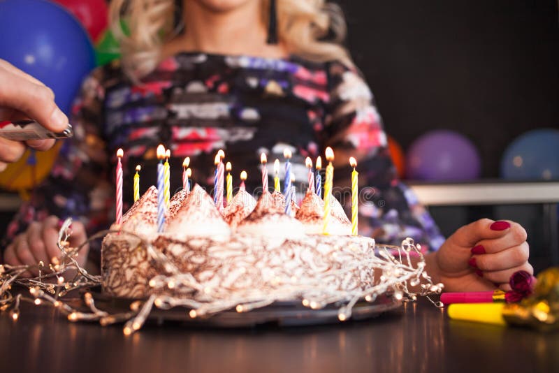 Birthday, balloon party. A young woman is celebrating her birthday. stock photos Birthday, balloon party. A young woman is celebrating her birthday. stock photos