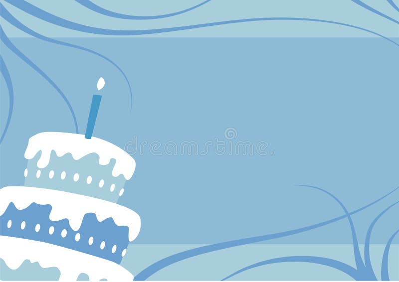 Birthday boy cake stock illustration. Illustration of anniversaries -  5018009