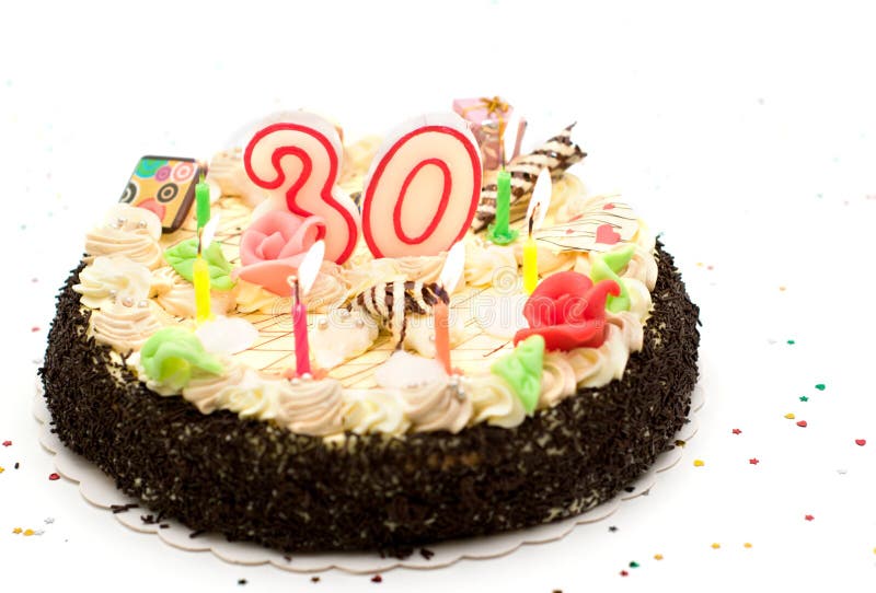 Birthday cake 30 years