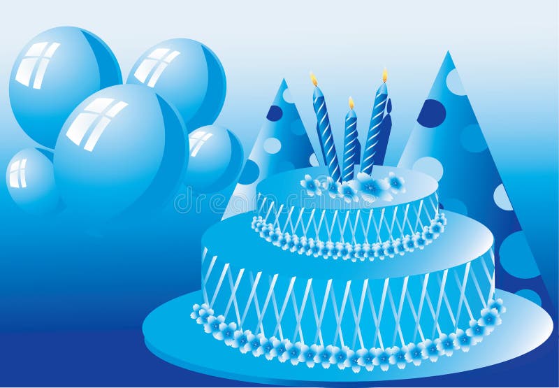 Birthday cake stock vector. Illustration of celebrate - 14569616