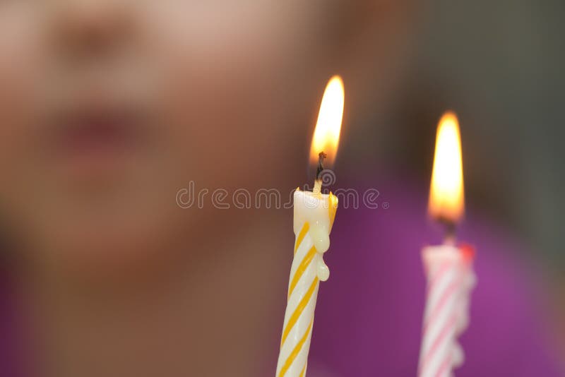 Blowing birthday candles stock photo. Image of face, children 2121618
