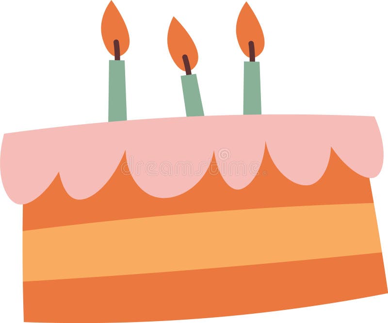 Birthday Cake with Candles stock vector. Illustration of food 289328207