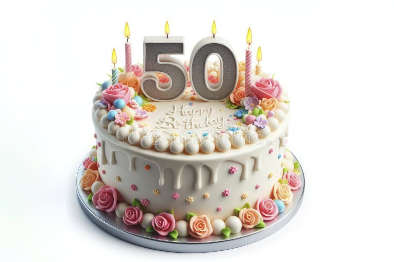Happy Birthday Cake 50 Stock Illustrations – 117 Happy Birthday Cake 50  Stock Illustrations, Vectors & Clipart - Dreamstime
