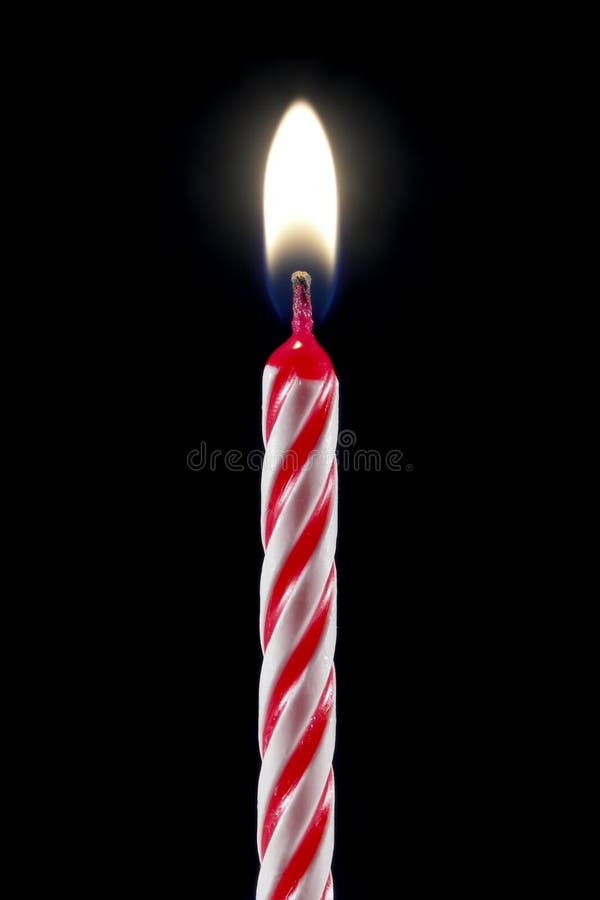 Birthday Candle stock photo. Image of lighted, anniversary 2352532