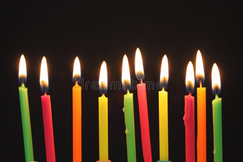 Birthday candles stock photo. Image of celebration, decoration 20574198