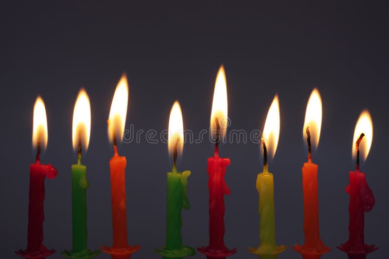 Birthday candles stock image. Image of special, ribbon 332707