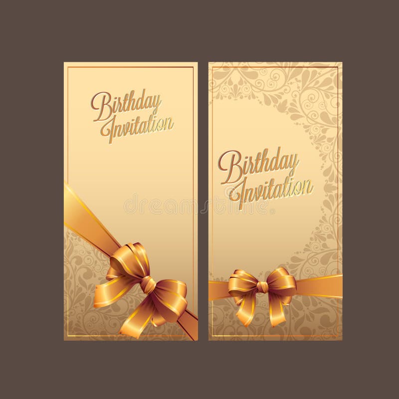 Birthday Card with Background Vector Design Stock Vector - Illustration ...