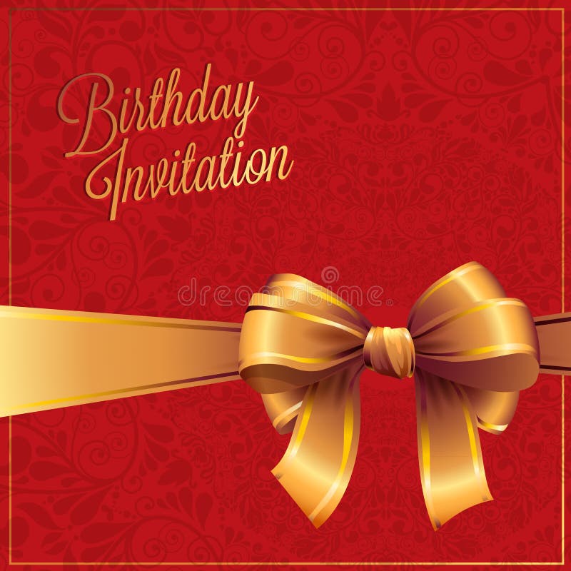 Birthday Card with Background Vector Design Stock Vector - Illustration ...