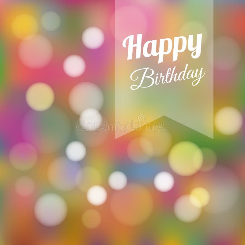 Birthday Card Invitation, Background Stock Vector - Image: 38793562
