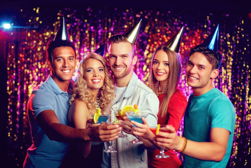 Birthday cheers stock photo. Image of toothy, group, occasion - 64106770
