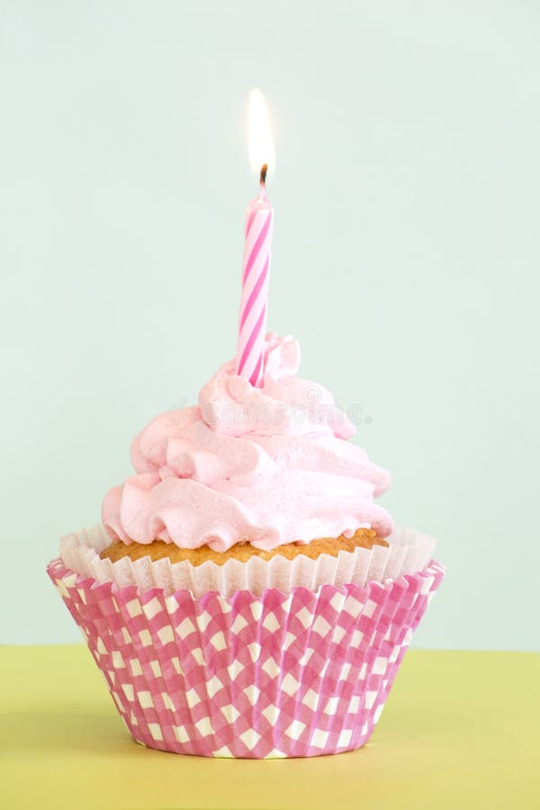 Birthday cupcake stock photo. Image of fruit, cupcake 147396772